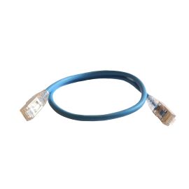 Шнур коммутационный HD RJ 45 - категория 6 - F/UTP - LSZH - экранированный - 0,5 м - голубой