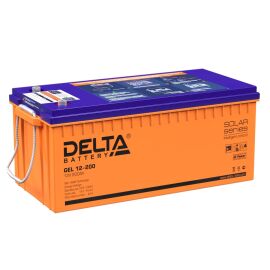 Батарея аккумуляторная GEL 12-200, (12В, 200Ач), DELTA 4614010140004