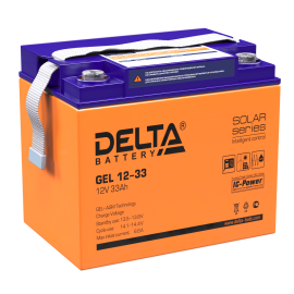 Батарея аккумуляторная GEL 12-33, (12В, 33Ач), DELTA 4614010140008