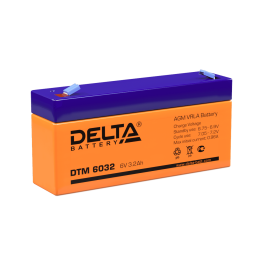 Батарея аккумуляторная DTM 6032, (6В, 3.2Ач), DELTA 4614010050015