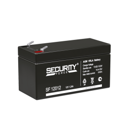 Батарея аккумуляторная SF 12012, (12В, 1.2Ач), SECURITY FORCE 4614030010003