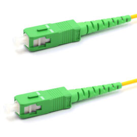 Шнур оптический SC/APC-SC/APC, SM, 3м, Simplex, желтый, REXANT 50-2024