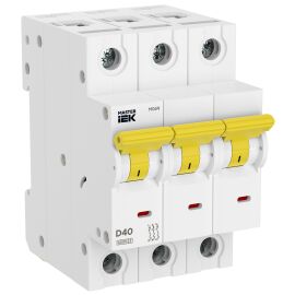 Автоматический выключатель M06N 3P D 40А MASTER IEK