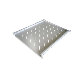 Полка стационарная 19", глубина 400мм, серая, ITK FS35-400PI (Сколы краски на углах, частично отсутствует краска)