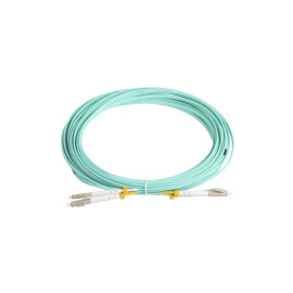 Шнур оптический LC/UPC-LC/UPC, MM 50/125 (OM3), 10м, Duplex, аква, Hyperline FC-D2-503-LC/PR-LC/PR-H-10M-LSZH-AQ