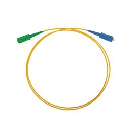 Шнур оптический SC/APC-SC/UPC, SM, 1м, Simplex, желтый, ССД 130202-03357