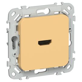 FLITE Розетка HDMI РШДМА-ФлЗ золотарник IEK