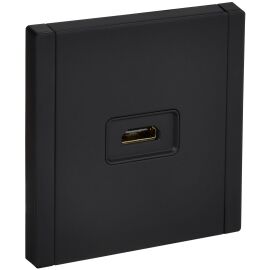 FORTE&PIANO Розетка HDMI FP140M металл черный IEK
