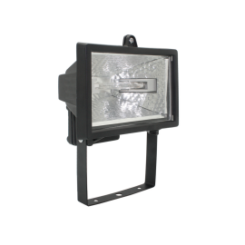 Прожектор ИО150 галогенный черный IP54, IEK LPI01-1-0150-K02