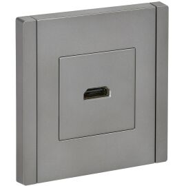 FORTE&PIANO Розетка HDMI FP540 сталь IEK
