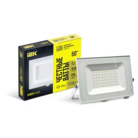 Прожектор светодиодный СДО 06-50 IP65 6500K белый IEK