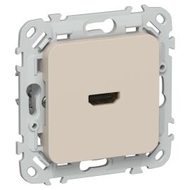 FLITE Розетка HDMI РШДМА-ФлЛ льняной IEK