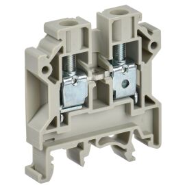 Клемма винтовая CTS 6мм2, серая, IEK YCT10-00-K03-006