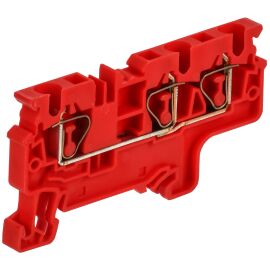 Клемма пружинная CX4-3, трехконтактная, красная, IEK AF-CT42-00-3-K04-004