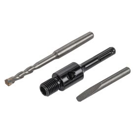 Адаптер SDS-plus для алмазной коронки М16 с центрирующим сверлом и клином IEK