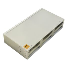 Бокс оптический 19", 8-48 порт. (SC, duplex LC, ST, FC), серый, Hyperline FO-19R-2U-6xSLT-W140H42-48UN-GY