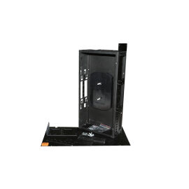 Бокс оптический 19", 8-48 порт. (SC, duplex LC, ST, FC), черный, HL FO-19R-2U-6xSLT-W140H42-48UN-BK