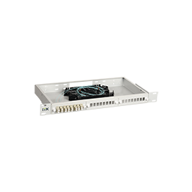 Кросс укомплектованный 1U, OM3, SC, Simplex, 6 шт., ITK FOBX24-1U-6SCUS03